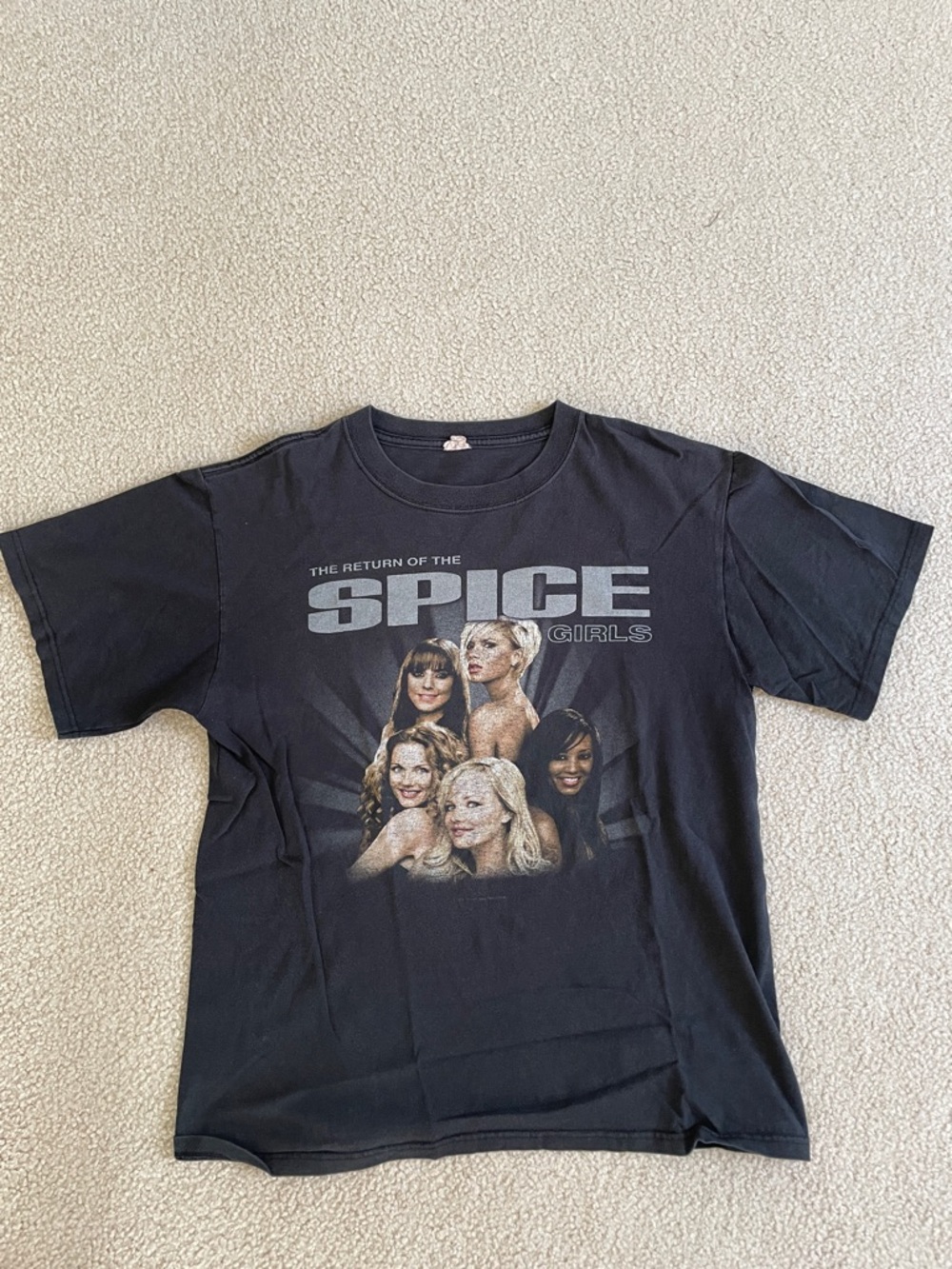 The Return of the Spice Girls Black Graphic Tee